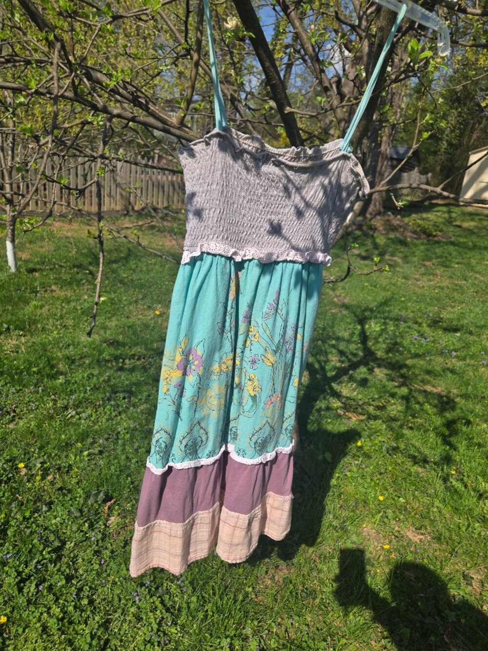 summery smock dress (STRAPLESS) - Picture 7 of 10